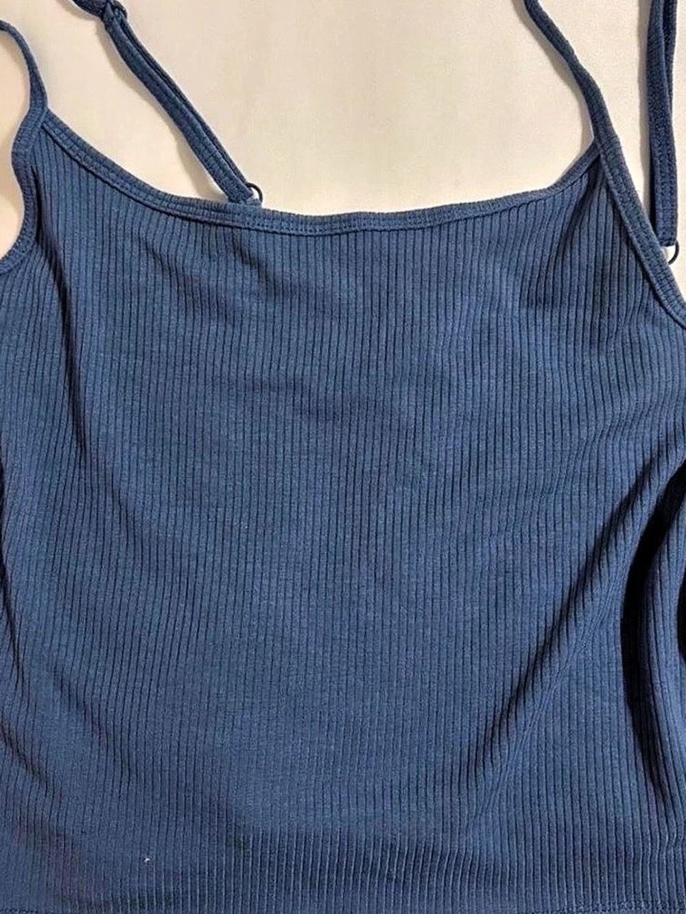 American Eagle Ribbed Camisole in Blue Size Medium Like New